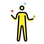 Person Juggling SVG Icon